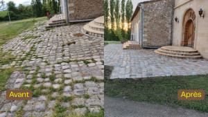 Photo de galerie - Nettoyage de façade 