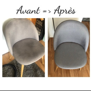 Photo de galerie - Nettoyage de chaise en tissus 
