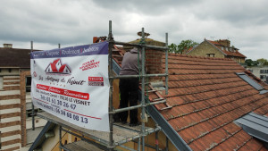 Photo de galerie - RÉPARATION DE CHEMINÉE 