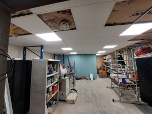 Photo de galerie - Isolation faux plafond suspendu + Vmc 