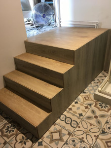 Photo de galerie - Fabrication d’une estrade