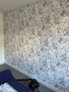 Photo de galerie - Pose papier peint 