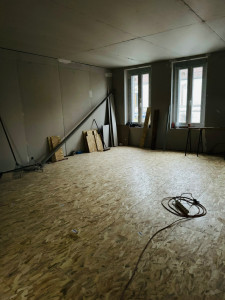 Photo de galerie - Pose d’OSB 
