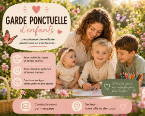 Photo de galerie - Garde d’enfants ponctuelle 