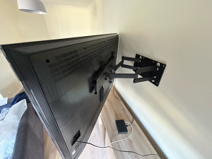 Photo de galerie - Pose d’un support tv 