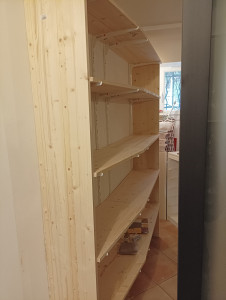 Photo de galerie - Création d'étagères 