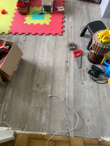 Photo de galerie - J’ai posé moi-même le parquet et l’isolation en-dessous 