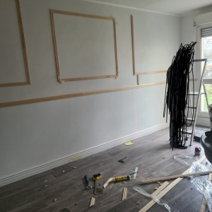 Photo de galerie - Pose moulures 