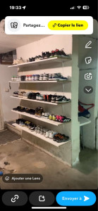 Photo de galerie - Étagère sur mesure  ,fixation 