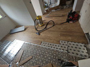 Photo de galerie - Pose de parquet - Revêtement de sol