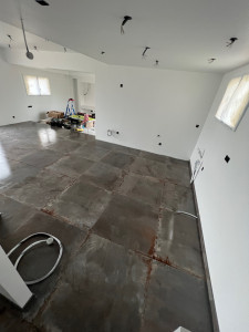 Photo de galerie - Pose de carrelage 90x90