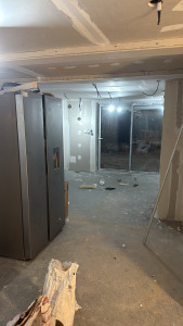 Photo de galerie - Chantier récent placo plus électricité et bandes à joint