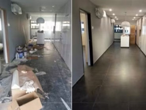 Photo de galerie - Nettoyage après chantier 