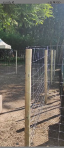 Photo de galerie - Clôture pour animaux.