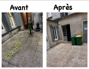 Photo de galerie - Préparation - nettoyage de salle