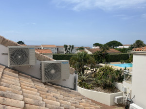 Photo de galerie - Pose de 2 PAC AIR/AIR DAIKIN 