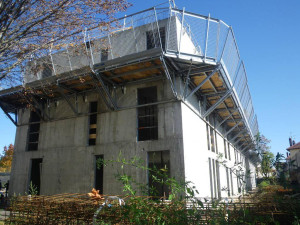 Photo de galerie - Construction gros oeuvre immeuble collectif en coffrage banché (Mantes-la-jolie)