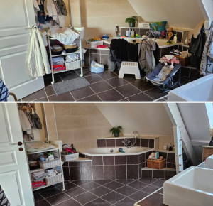 Photo de galerie - Avant et après.