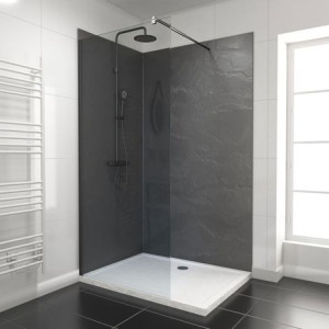 Photo de galerie - Pose de receveur et paroi de douche 
