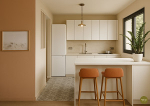 Photo de galerie - PROJET JARDIN DE L'ÉTANG - Cuisine ouverte