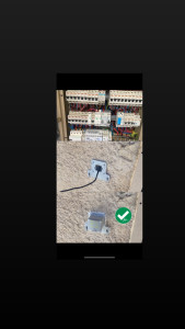 Photo de galerie - Installation d'une prise électrique pour véhicule monophasé.