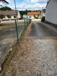 Photo de galerie - Arrachage de 'audaise herbes tout le long du mur