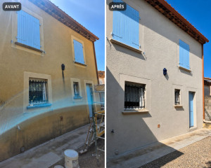 Photo de galerie - Peinture façade.