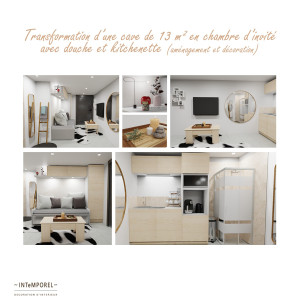 Photo de galerie - Transformation d'une cave en mini studio