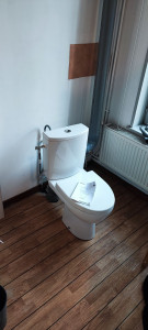 Photo de galerie - Nouvelle installation toilette bas 