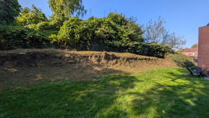 Photo de galerie - Débroussaillage d'une bute après 