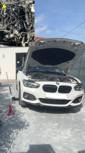Photo de galerie - Recherche de fuite + réparation (liquide de refroidissement) + entretien annuel. BMW 120i f20 