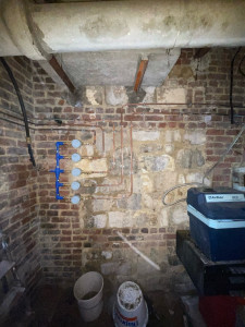 Photo de galerie - Séparation de compteur en cuivre, réfection complète des arrivées d’eau des logements  