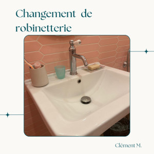 Photo de galerie - Changement robinetterie