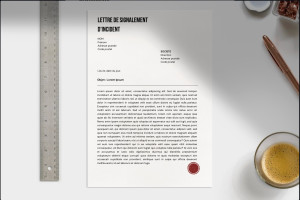 Photo de galerie - Lettre administrative