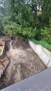 Photo de galerie - Déplacement d’une piscine 