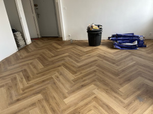 Photo de galerie - Pose de parquet - Revêtement de sol