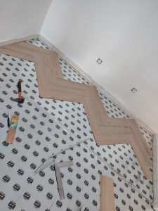 Photo de galerie - Parquet baton rompu