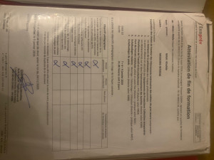 Photo de galerie - Certificat de compétences au travail en hauteur.