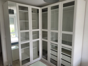 Photo de galerie - Dressing d'angle ikea 