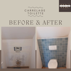 Photo de galerie - Carrelage toilette 