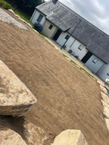 Photo de galerie - Création de pelouse 