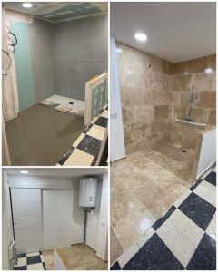 Photo de galerie - Douche italienne,rénovation complète.