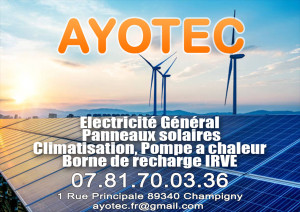 Photo de galerie - Électricité générale, panneaux solaires, climatisation, pompe à chaleur, borne de recharge.