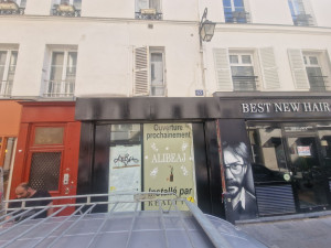Photo de galerie - Habillage de la façade de la boutique