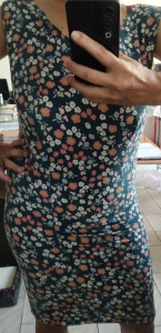 Photo de galerie - Confection à partir d' un corsage de base avec pinces poitrine, taille et côté.