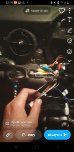 Photo de galerie - Installation autoradio carplay