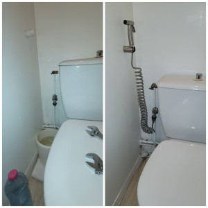 Photo de galerie - Installation d'une douchette 