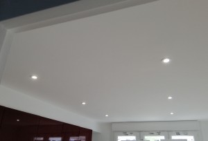 Photo de galerie - Spots sur plafond et réglage intensité d'éclairage 