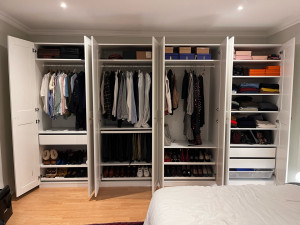 Photo de galerie - Pose d’un dressing 