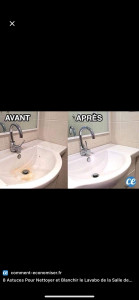 Photo de galerie -     “Salle de bain nettoyée et désinfectée